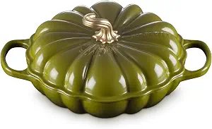 Le Creuset Enameled Cast Iron Signature Pumpkin Braiser, 2.75 qt, Olive